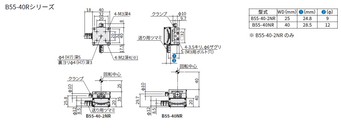 B55-40-2N | 駿河精機株式会社