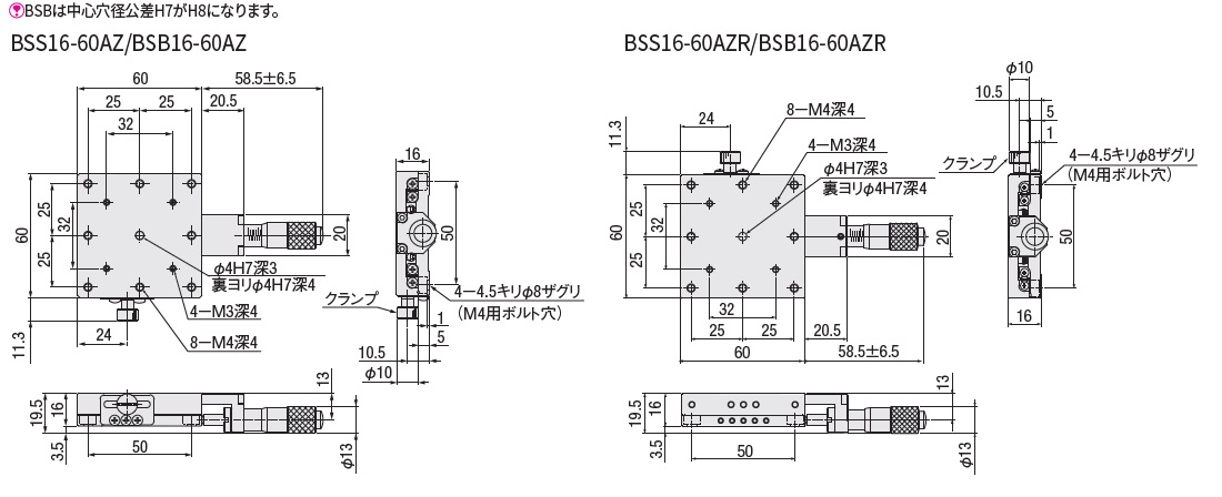 BSS16-60C7 | 駿河精機株式会社