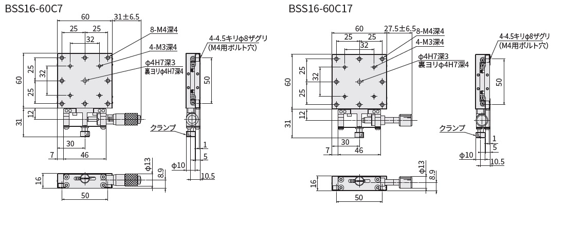 BSS16-60C7 | 駿河精機株式会社