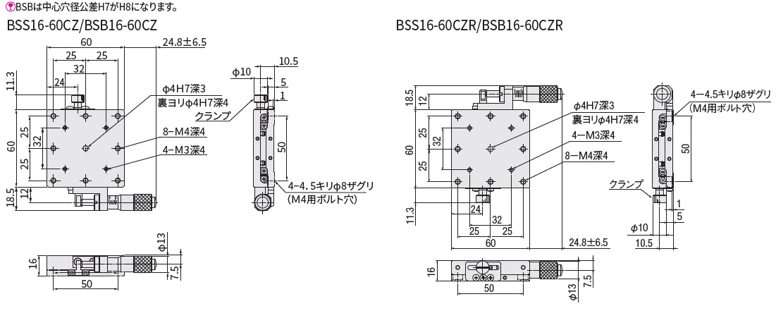 BSS16-60C7 | 駿河精機株式会社