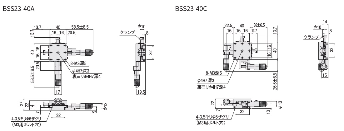 BSS23-40C1 | 駿河精機株式会社