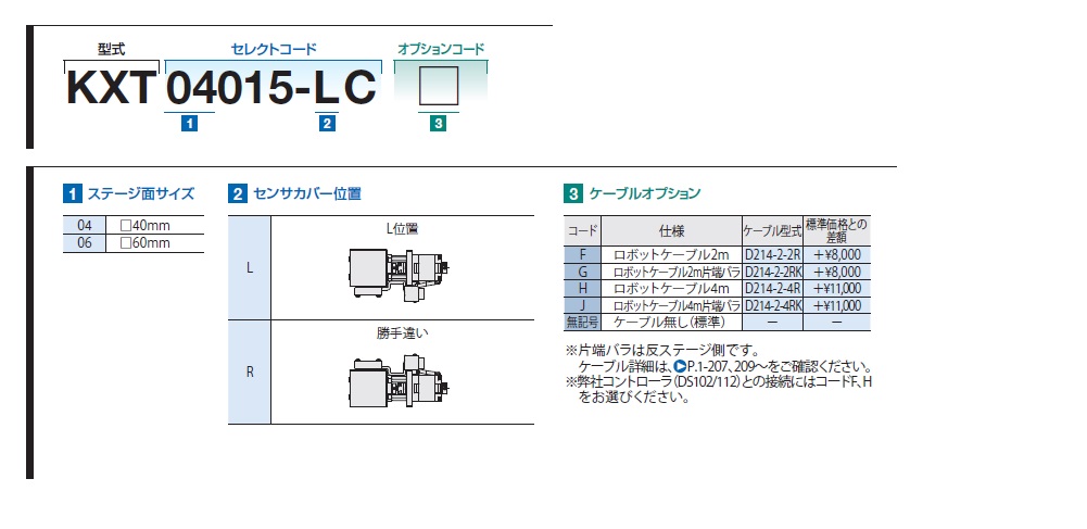 KXT04015 | 駿河精機株式会社